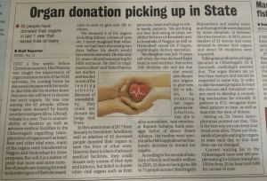  Organ Donation Picking up in Chhattisgarh State
